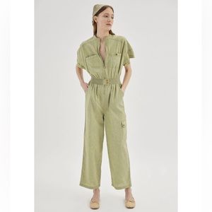 NWOT UO Casey Linen Jumpsuit